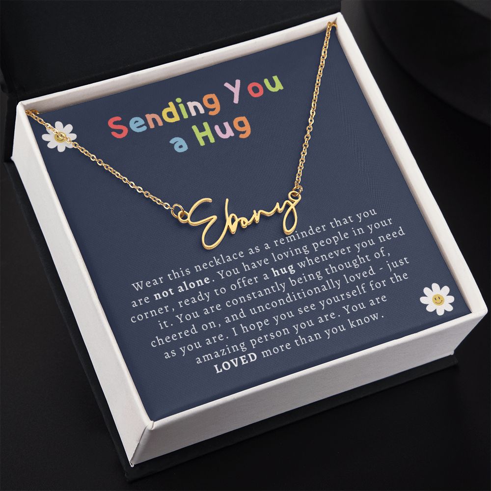 Hug Name Necklace