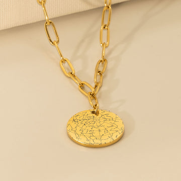 Personalized 40th Birthday Gift Custom Star Map Necklace, 40th Birthday Gift For Daughter, Gift for Friend, Granddaughter, Niece Turning 40