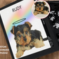 Personalized Rainbow Bridge Gift Puzzle,  Pet Remembrance Gift Pet Memory Gift, Dog Memorial Gifts Pet Keepsake Pet Loss
