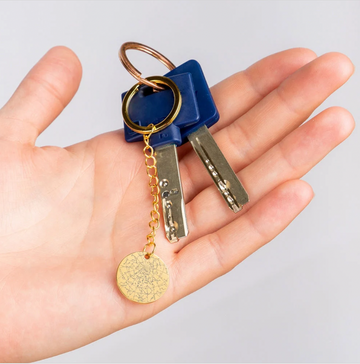 Transplant Anniversary Gift Custom Star Map By Date Keychain