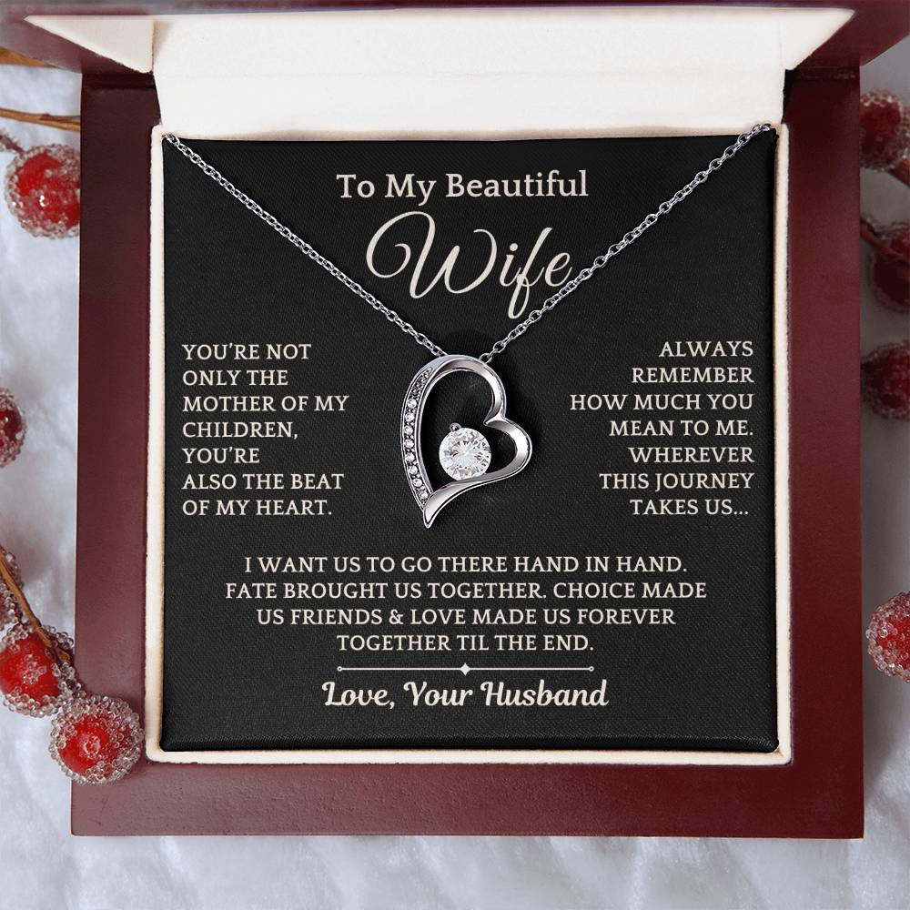 To My Wife | Beat of My Heart Necklace