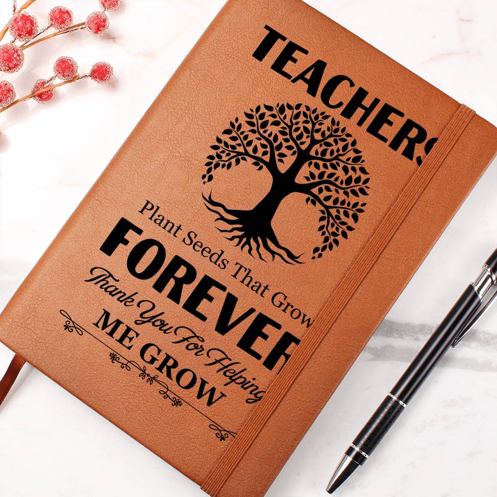 Gift for Teacher Custom Journal | Teacher Appreciation Gift from Student