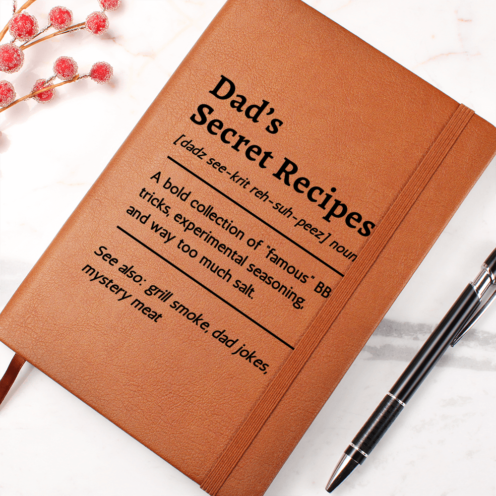 Custom Blank Recipe Book Funny Recipe Gift for Dad, BBQ Recipe Organiser, Grill Cooking Journal, Recipe Notebook Husband Gift
