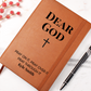 Dear God Personalized Prayer Journal Custom Prayer Notebook Christian Gift Journal Prayer Diary Bible Study Gifts for Men Dad Gift Faith Journal