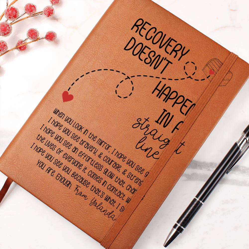 Custom Recovery Journal for Her, Addiction Recovery  Gifts, Encouragement Gift,  Sobriety Gift for Women