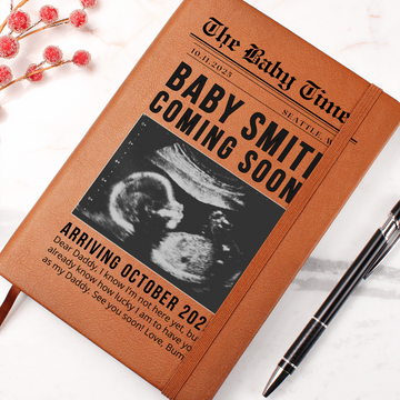 Personalized New Baby Sonogram Gift, Pregnancy Gift, New Dad Gift for Him, Fathers Day Gift from Bump to Daddy