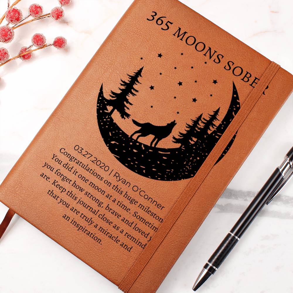 Personalized Sobriety Gift for Him or Her | 365 Moons Sober