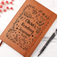Personalized Reading Journal for Book Lovers – Custom Book Review Custom Vegan Leather Notebook Gift for Women, Teens, Teachers, Students