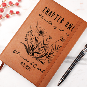 Personalised Couple's Journal - Couple's Memory Book - Anniversary Gift For Him - Anniversary Gift For Her - Relationship Journal