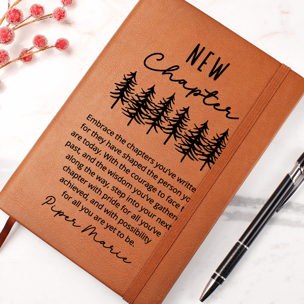 New Chapter Journal Special Person Gift, Coworker Farewell Gift, Retirement Gift, Promotion Gift, New Job Gift, Graduation Keepsake
