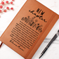Personalized Graduation Gift For Daughter Son, Vegan Leather Journal For Daughter From Mom Dad, Custom College Graduation Gift