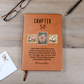 Personalized 50th Birthday Journal | Custom Name Chapter 50 Vegan Leather Notebook | Milestone Birthday Gift for Women Her Keepsake