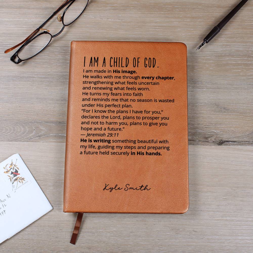 Personalized Jeremiah 29:11 Christian Journal New Chapter Gift