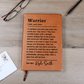Personalized Warrior Journal Cancer Recovery Gift Custom Warrior Definition Journal Gift Custom Encouragement Gift Sobriety Anniversary