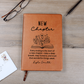 New Chapter Custom Name Notebook | Personalized Vegan Leather Journal | New Adventure Gifts: Book Lover Gift