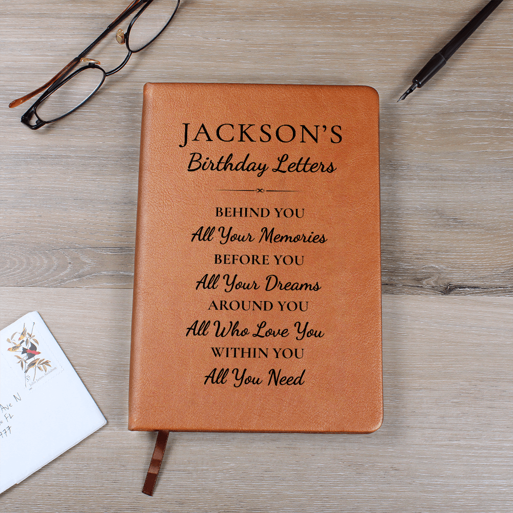 Birthday Keepsake Journal – Personalized Birthday Memory Book, Gift for Son  Daughter Baby Shower Gift for New Mom, Custom Kids Letters Notebook for Parents