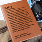 Custom Name Definition Journal – Personalized Word Meaning Notebook – Thoughtful Christmas Gift for Him Her – Unique Birthday Gift – Vegan Leather Keepsake