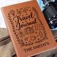 Honeymoon Journal for Couples – Personalized Wedding Gift for Newlyweds | Custom Name Vegan Leather Travel Notebook Bride & Groom