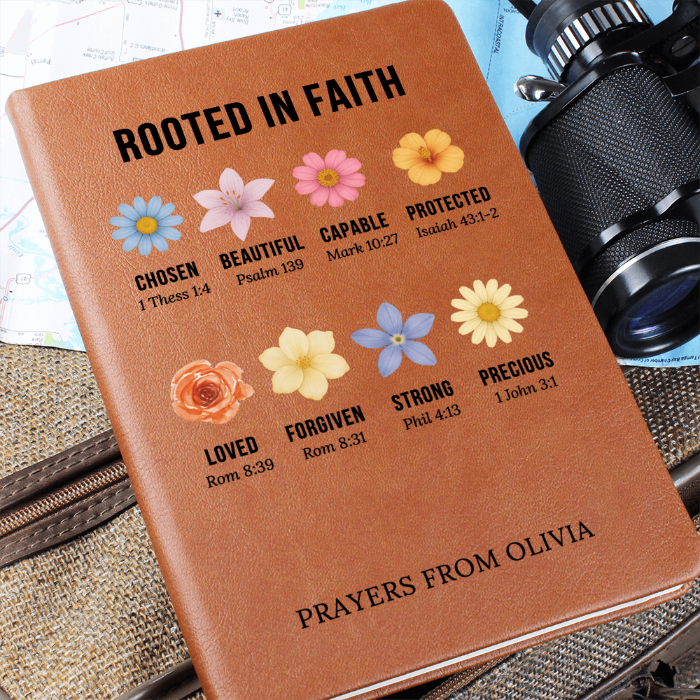 Personalized Christian Journal for Women, Bible Journal Notebook, Religious Gift, First Communion Gifts, Pastor Gifts, Retirement, Birthday