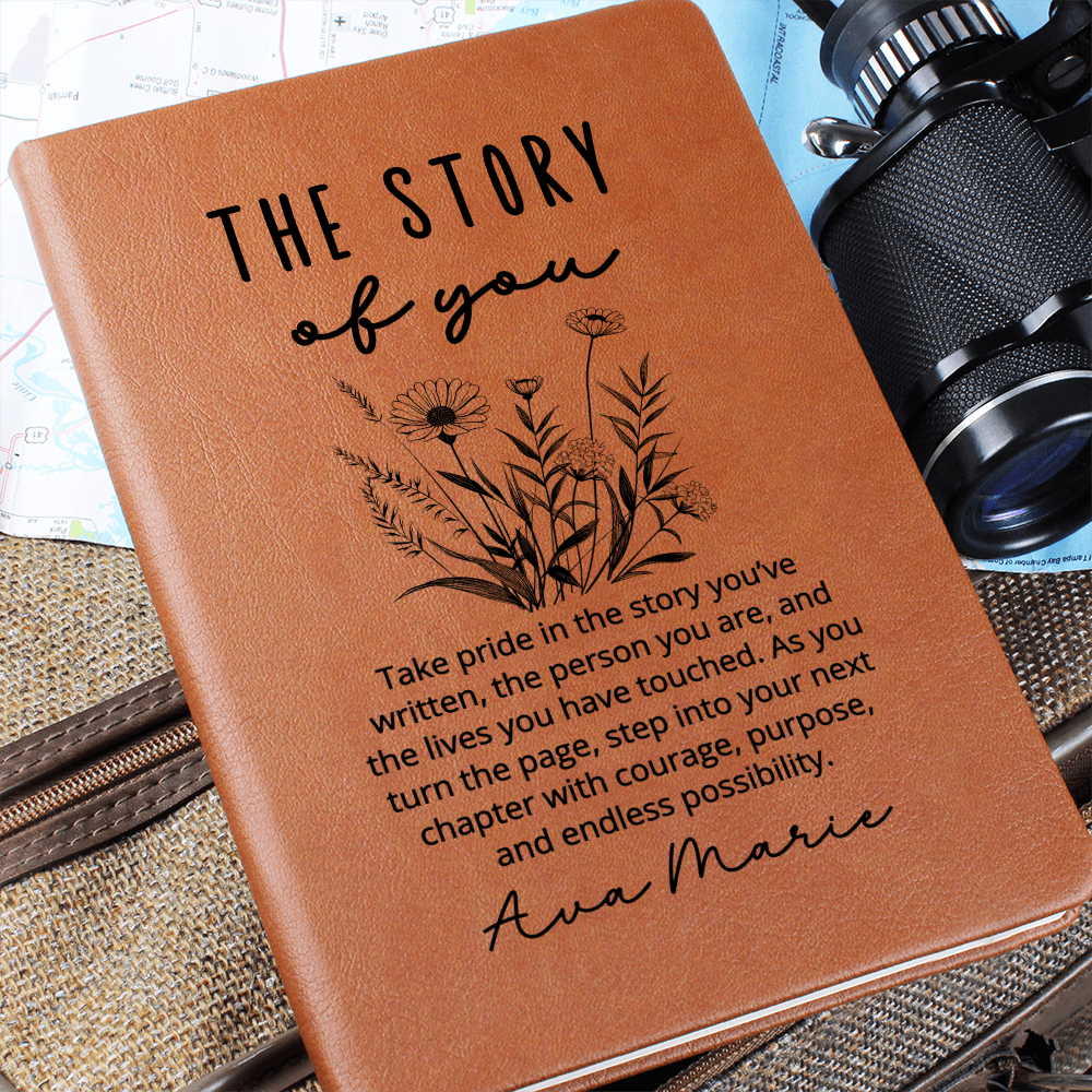 The Story of You Journal – Personalized Name Journal – Graduation Gift for Her – Milestone Birthday Gift – Daughter Keepsake Book
