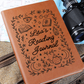 Book Lover Gift – Personalized Reading Journal | BookTok Notebook, Custom Vegan Leather Journal, Cozy Bookish Gift for Her or Teen