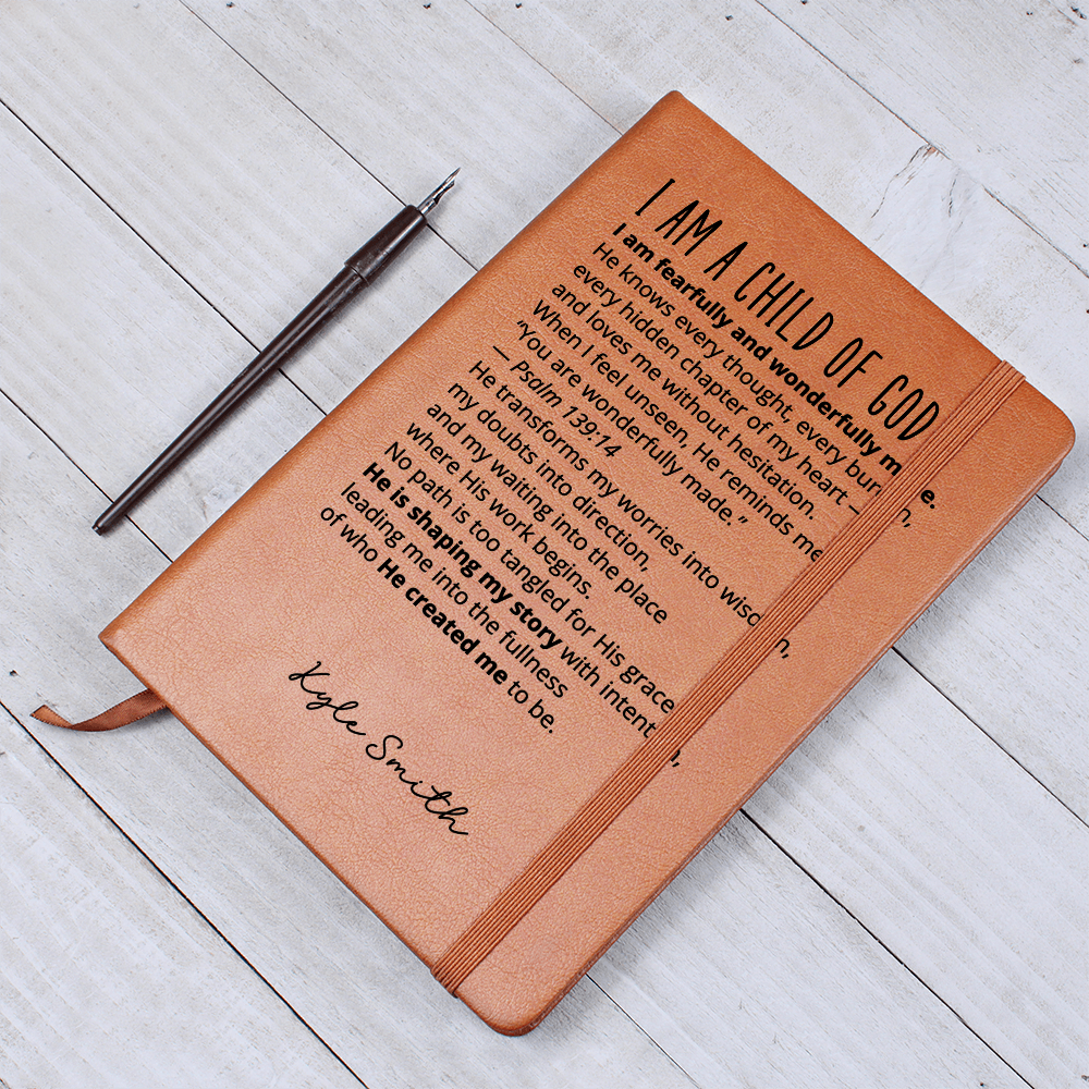 Personalized Christian Journal Psalm 139 New Chapter Gift