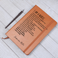 Personalized Name Nurse Gifts Vegan Leather Journal