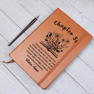 30th Birthday Gift, Chapter 30 Name Journal, 30 Years Old Turning Thirty Notebook 30 Years Old Gift for Her or Him Friend Daughter Sister