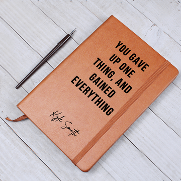 Sober Encouragement Journal | Empowering Sober Lifestyle Custom Name Notebook for Women or Men, Addiction Recovery Shirt, Health Awareness Gift