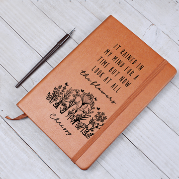 Personalized Wildflower Journal Mental Health Recovery Notebook Life Affirming Quotes About Life Gift Social Worker Apparel Suicide Prevention