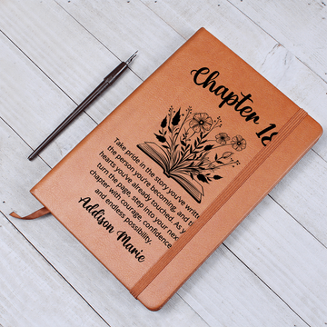 18th Birthday Gifts for Girls Personalized Leather Journal, Unique 18th Birthday Gift, Custom Notebook for Teens, Special Keepsake