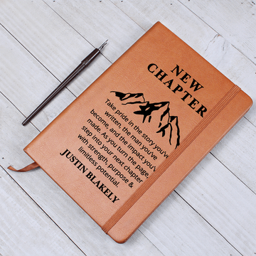 Enjoy The Next Chapter 2025 Graduation Gifts for Men Personalized Retirement gift for Co-worker Leaving Gifts Custom Notebook Gift for Men
