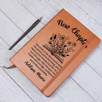 New Chapter Journal Gift for Her | Graduation Gift for Friend, New Job Gift, Moving Away Gift for Women Teenage Girl