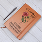 Chapter 40 Birth Month Flower Notebook | 40th Birthday Gift for Her Name Journal , Sentimental Personalized Birthday Gift for Daughter