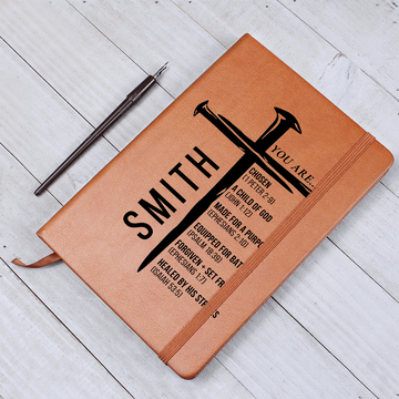 Personalized Christian Journal for Men, Bible Journal Notebook, Religious Gift, First Communion Gifts, Pastor Gifts, Retirement, Birthday Gifts
