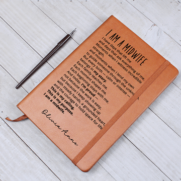 Personalized Midwife Gift Custom Name Journal