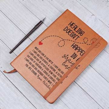 Personalized Mental Health Journal, Encouraging Gift for Friend, Best Friend, Sister, Niece, Granddaughter, Daughter, Mom, Depression Journal, Therapy