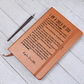 Personalized Christian Journal Joshua 1:9 Strength Gift