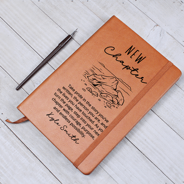 New Chapter Farewell Notebook, Coworker Leaving Gift Journal, Personalized Goodbye Gift for Colleague, Going Away Present, Christmas Gift