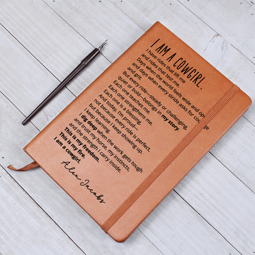 Personalized Cowgirl Journal | Horse Riding Gifts for Her
