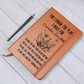 Personalized Christian Journal with Bible Verse Jeremiah 29:11, Custom Name Gift for Her, Faith Prayer Notebook, Vegan Leather