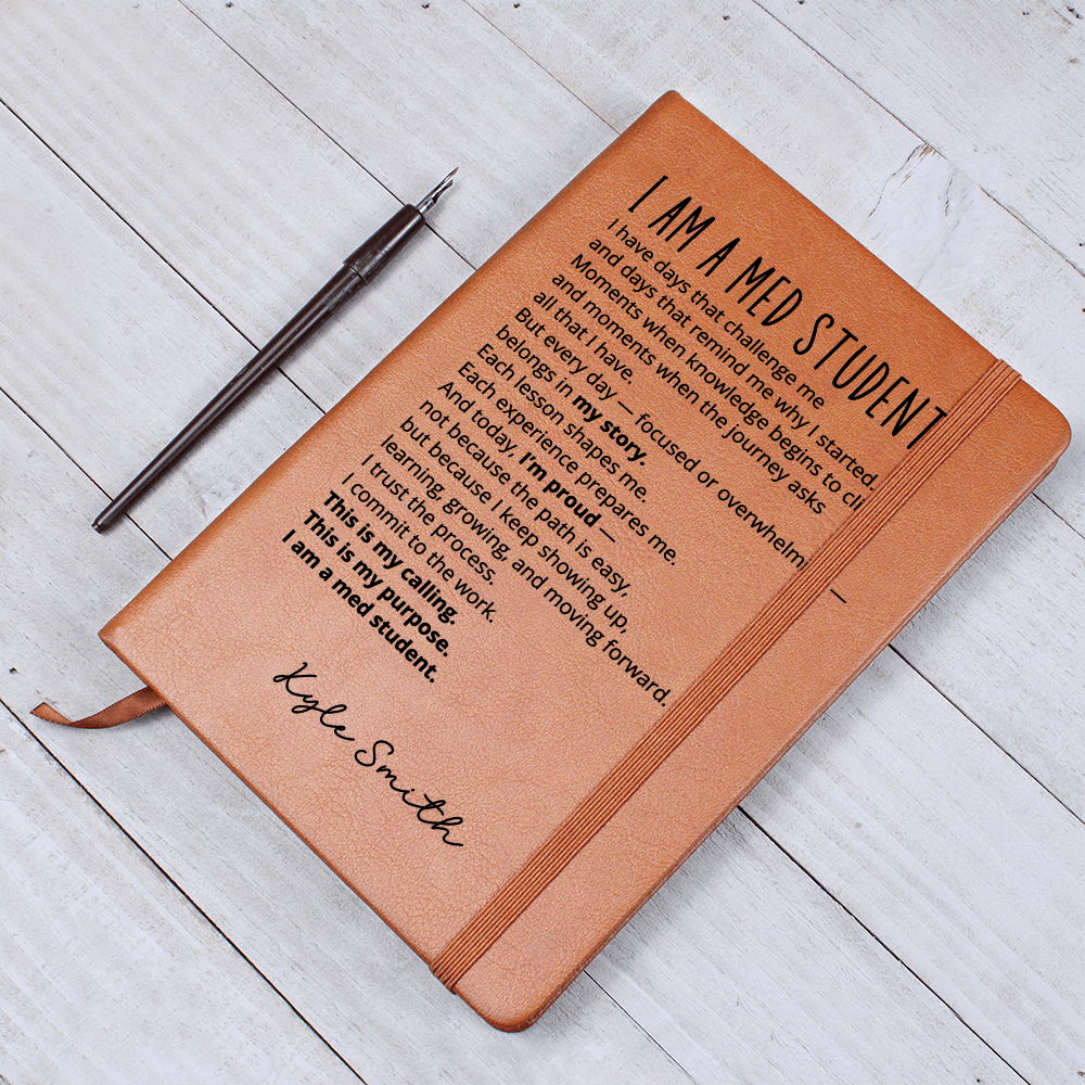 Personalized Medical Student Custom Name Notebook