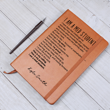 Personalized Medical Student Custom Name Notebook
