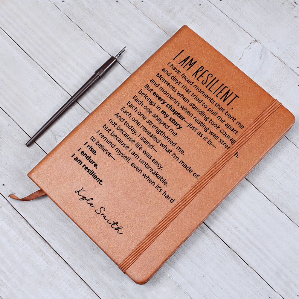 Custom Name Notebook Resilience  Affirmation Gifts