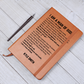 Christian Man of God Journal Personalized Faith Notebook Custom Name Scripture Gift for Him