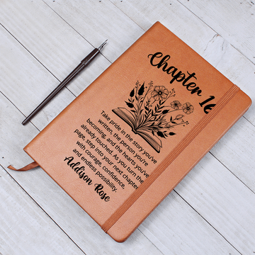 16th Birthday Gift For Girl, Personalized Sweet Sixteen Journal, Custom Leather Notebook, Unique Teen Girl Gift, 16th Birthday Present