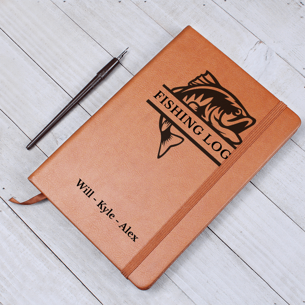 Personalized Fishing Log Book