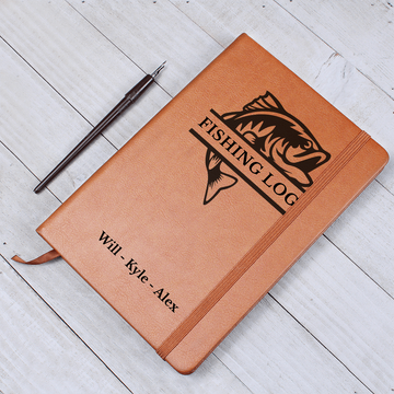 Personalized Fishing Log Book