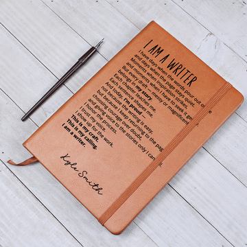 I Am a Writer Journal • Personalized Author Notebook