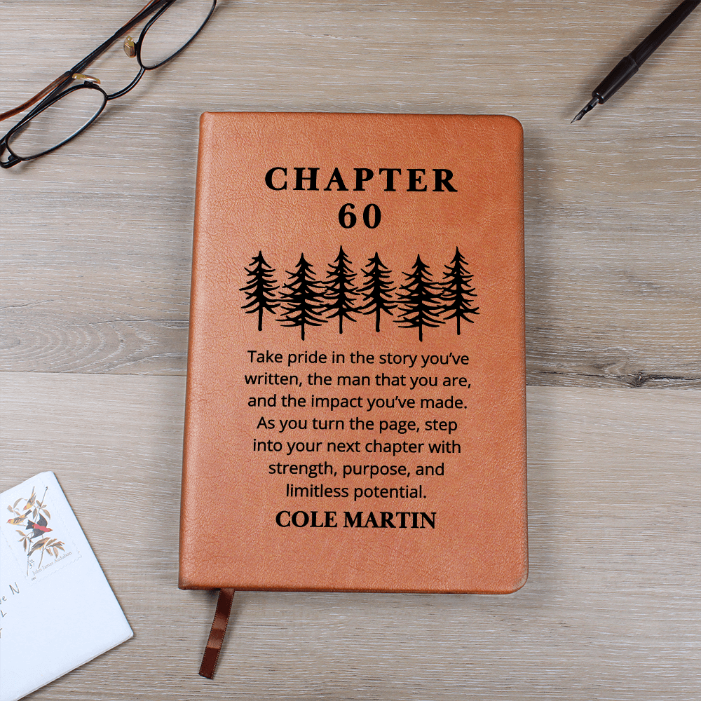 60th Birthday Gift Turning Sixty Notebook, 60 Years Old Gift for Him, 60th Birthday Gift Husband, Dad Grandpa Coworker Name Journal